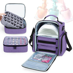 BAFASO organizer side pockets secure brushes and tools during travel