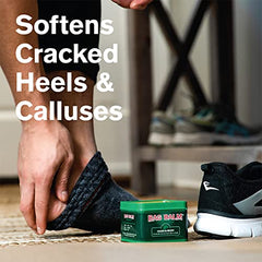Bag Balm hand-application on dry skin delivers soothing moisture.