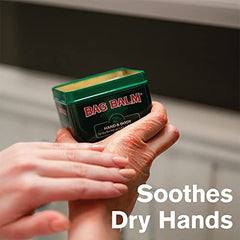Bag Balm heel-care application for cracked heels and comfort.