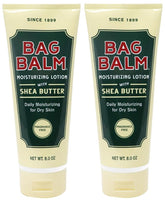 Bag Balm Moistuzing body lotion tubes with shea butter providing deep hydration