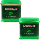 Bag Balm Vermont Original 1oz tin two-pack front view for dry skin relief