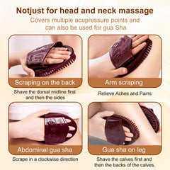 Bagistes Meridian Brush Massage full-body use on back suggests relaxation potential.