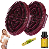 Bagistes Meridian Brush Massage pack two pieces for full-body use and relaxation.