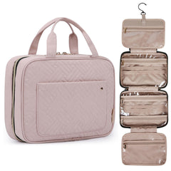 BAGSMART large toiletry bag with hanging hook for easy access on trips