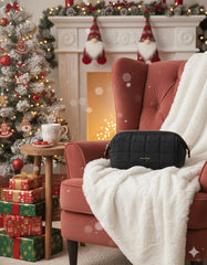 BAGSMART makeup bag spacious interior fits brushes and cosmetics