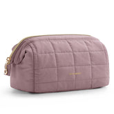 BAGSMART makeup bag with wide opening for quick access to cosmetics on the go.