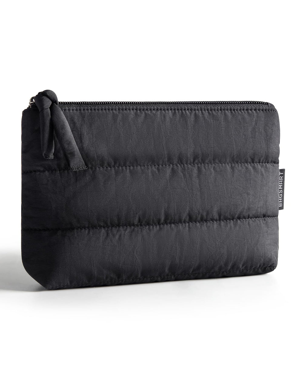BAGSMART small makeup bag with puffy zipper, ideal for purse organization.