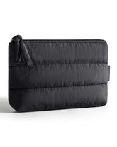 BAGSMART small makeup bag with puffy zipper, ideal for purse organization.