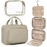 BagSmart toiletry bag hanging hook showing versatile 360-degree access for easy use