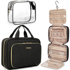 BAGSMART Toiletry Bag with hanging hook for easy travel access.