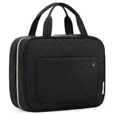 BAGSMART toiletry bag with hanging hook keeps cosmetics accessible during travel.