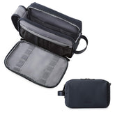 BAGSMART Toiletry Bag Navy large front view for organized travel storage