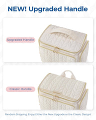 bagsmart travel toiletry bag waterproof pocket keeps wet items separate and easy to clean