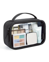 BAGSMART TSA-approved toiletry bag with large opening for easy security checks.
