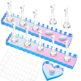 BAGTeck nail stand with aurora heart base offering stable display for nail art