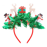 BAHABY Christmas headband snowman for festive photos and holiday parties.