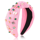 BAHABY Knotted Headband witch crown detail adds subtle sparkle for cosplay and parties.