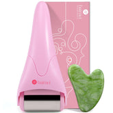 Baimei IcyMe ice roller face close-up for cooling depuffing benefits