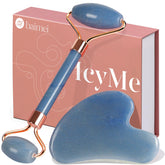 BAIMEI IcyMe jade face roller closeup for soothing de-puffing benefits
