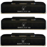 baKblade 1.0 back shaver refill pack with 3 cartridges for quick, comfortable grooming.