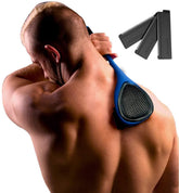 BAKblade 2.0 Elite Plus full product shot; supports quick back grooming.