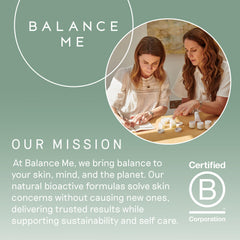 Balance Me Kanuka Oil ingredient spotlight for anti-bacteria support in a clear complexion routine.