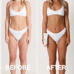 Bali Body Gradual Tan application on hands for even streak-free glow.