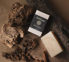 Bali Soap Masculine agarwood-spice bar, bold aroma for evenings.