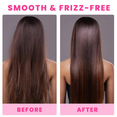 Balisecret no-rinse hair serum being applied for quick styling