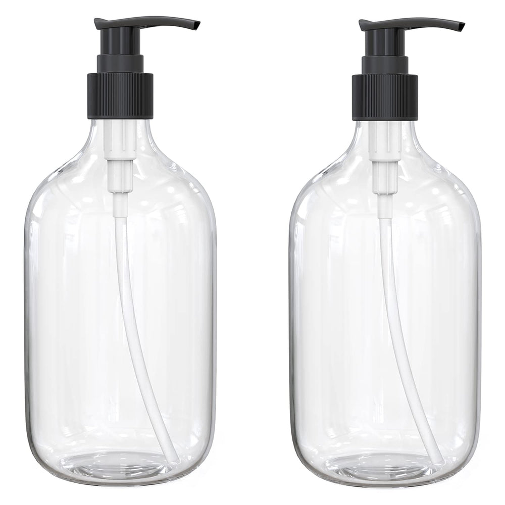 BallHull botella dispensadora transparente de diez onzas para líquidos variados.