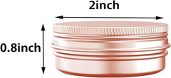 BallHull rose gold 1oz tin side view shows compact packaging