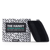 Ballsy Handy Shower Tool with grip strap ensures a secure scrub during showers.