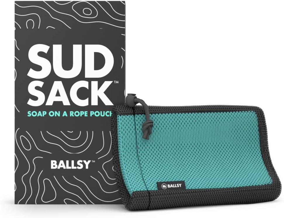 Ballsy Handy Shower Tool generates rich foam during a shower.