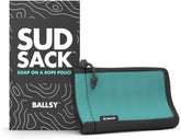 Ballsy Handy Shower Tool generates rich foam during a shower.