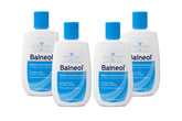 Balneol bottle showing silky, water-free cleansing for sensitive areas