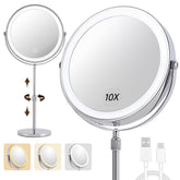 BALUXCA 9-inch mirror front view for clear daily makeup reflections