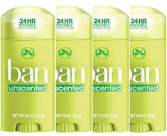 Ban Invisible Solid Deodorant packaging shows compact travel-ready protection for daily use