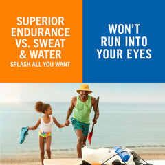 Banana Boat Sport Ultra SPF 30 with a non-greasy finish after application.