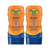 Banana Boat Sport Ultra SPF100 bottle close-up showing protection for active days
