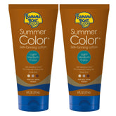 Banana Boat Summer Color Self Tanning Lotion bottle front for a natural-looking tan