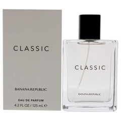 Banana Republic Classic EDP 4.2oz bottle—long-lasting, versatile unisex fragrance.