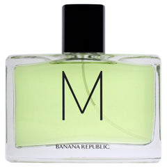 Banana Republic M Men EDP spray bottle cap close-up for compact everyday fragrance