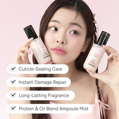 BANANAL argan-oil silk-protein-ampoule texture close-up for nourishment.