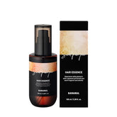 BANANAL bottle closeup highlights lightweight oil for quick absorption and shine.