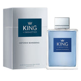 Banderas Antonio King of Seduction bottle front for confident evening wear.