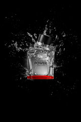 Banderas Power of Seduction EDT spray on wrist, for confident, all-day aroma.