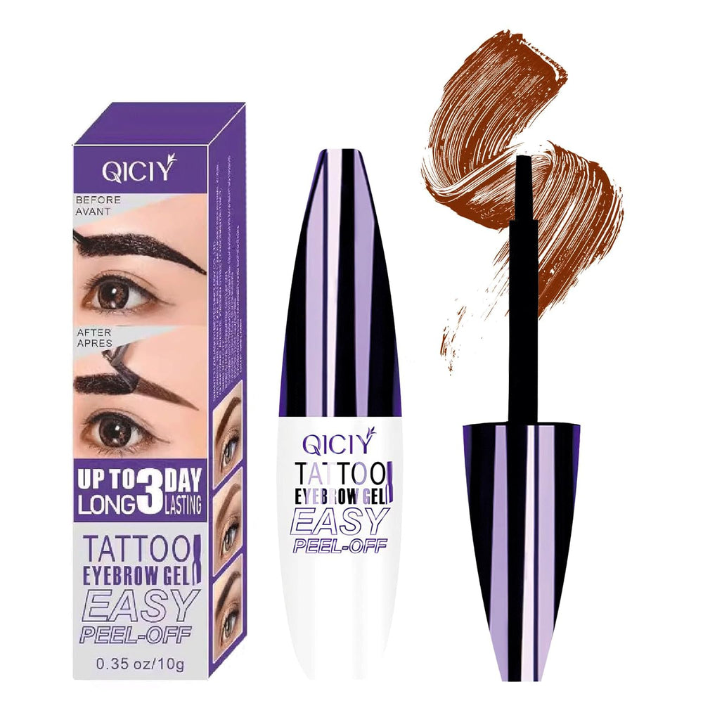 Bangfeng Easy Peel-Off Eyebrow Gel packaging shows beginner-friendly brow care setup for at-home use.