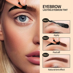 Bangfeng Easy Peel-Off Eyebrow Gel texture close-up highlights smooth glide and even cling.