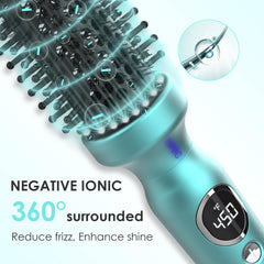 Bangmeng thermal brush 1.25-inch barrel close-up for smooth curls.