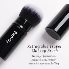 Banidy stylish retractable makeup brush ideal for foundation and powder blending